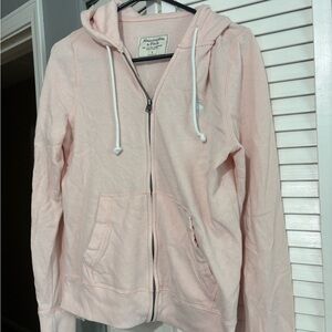 Abercrombie & Fitch Pink Casual Jacket with Hood